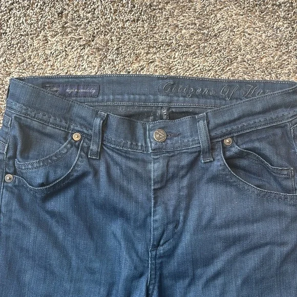 Citizens of Humanity Darkwash Flare Jeans Sz 27 Dar Wash - Picture 3 of 13